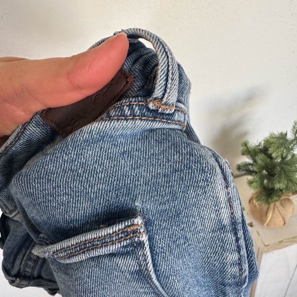 Dear John Flare Patchwork Distressed Blue Jeans s… - image 11